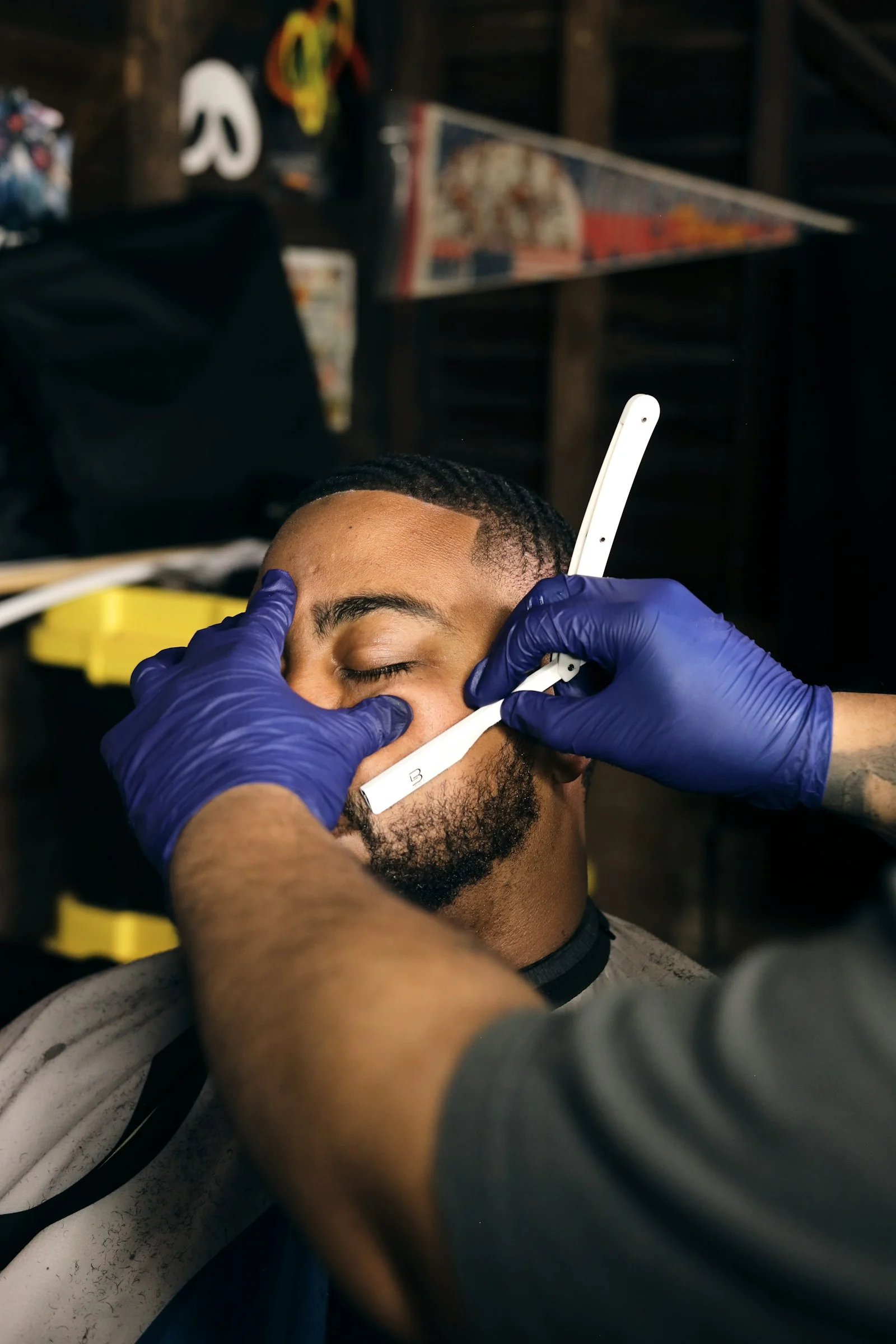Illustrative photograph of a fade in progress